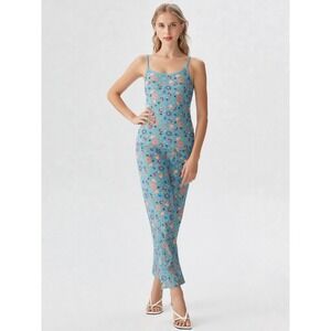 Blue Donut Strawberry Ice Cream Pajama Set Womens Size M/S‎